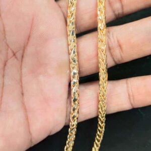 premium quality mahilampoo chain with micro gold plated polish. product code sgc85