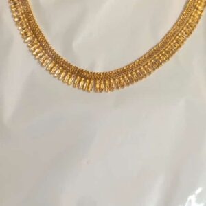 premium quality u type design forming gold plated necklace set. product code 65